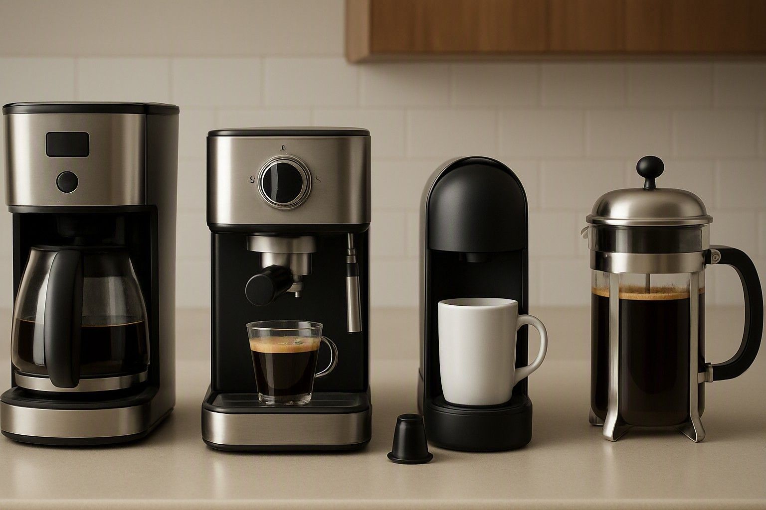 Types of Coffee Makers Explained: Drip, Espresso, Capsule and French Press