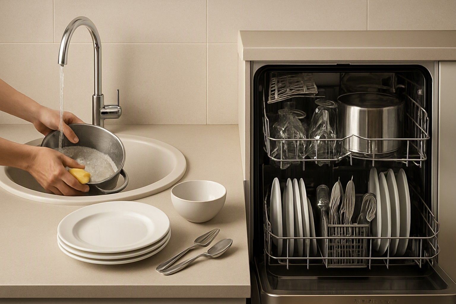 Dishwasher vs Hand Washing and House Help: Is It Worth It in India?