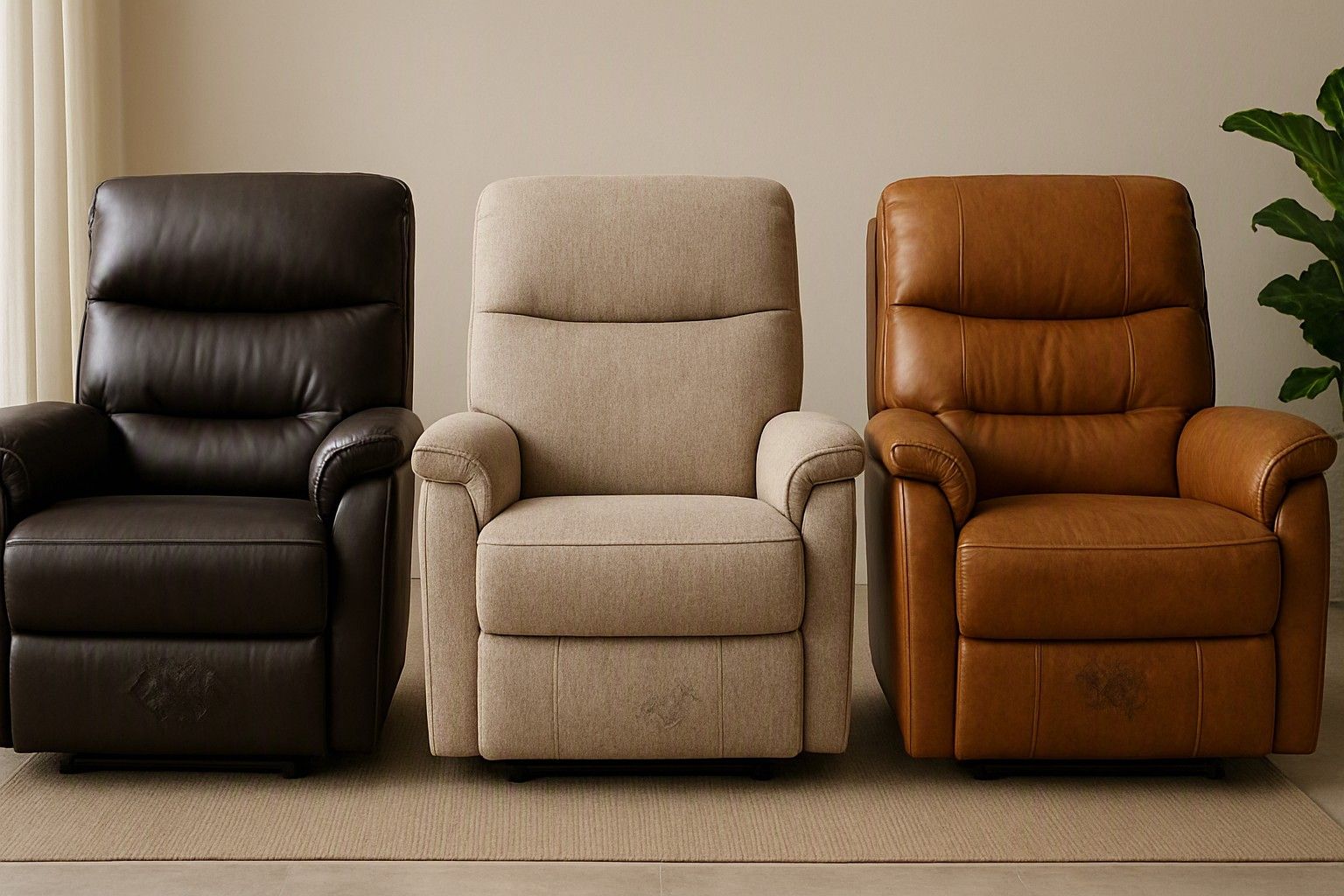 Leatherette, Fabric or Leather: Recliner Upholstery for Indian Heat and Humidity