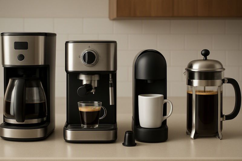 Types of Coffee Makers Explained: Drip, Espresso, Capsule and French Press