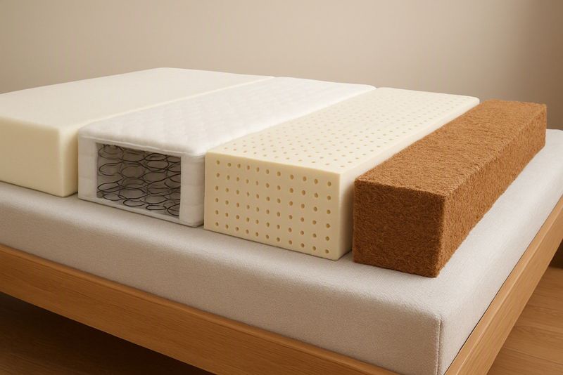 Memory Foam vs Spring vs Latex vs Coir Mattresses Explained