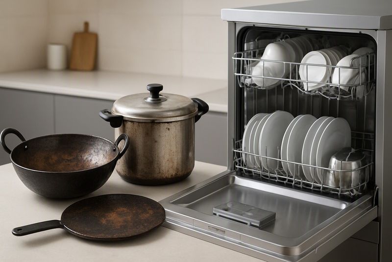 Can a Dishwasher Clean Indian Utensils? Kadai, Tawa, Pressure Cooker and More